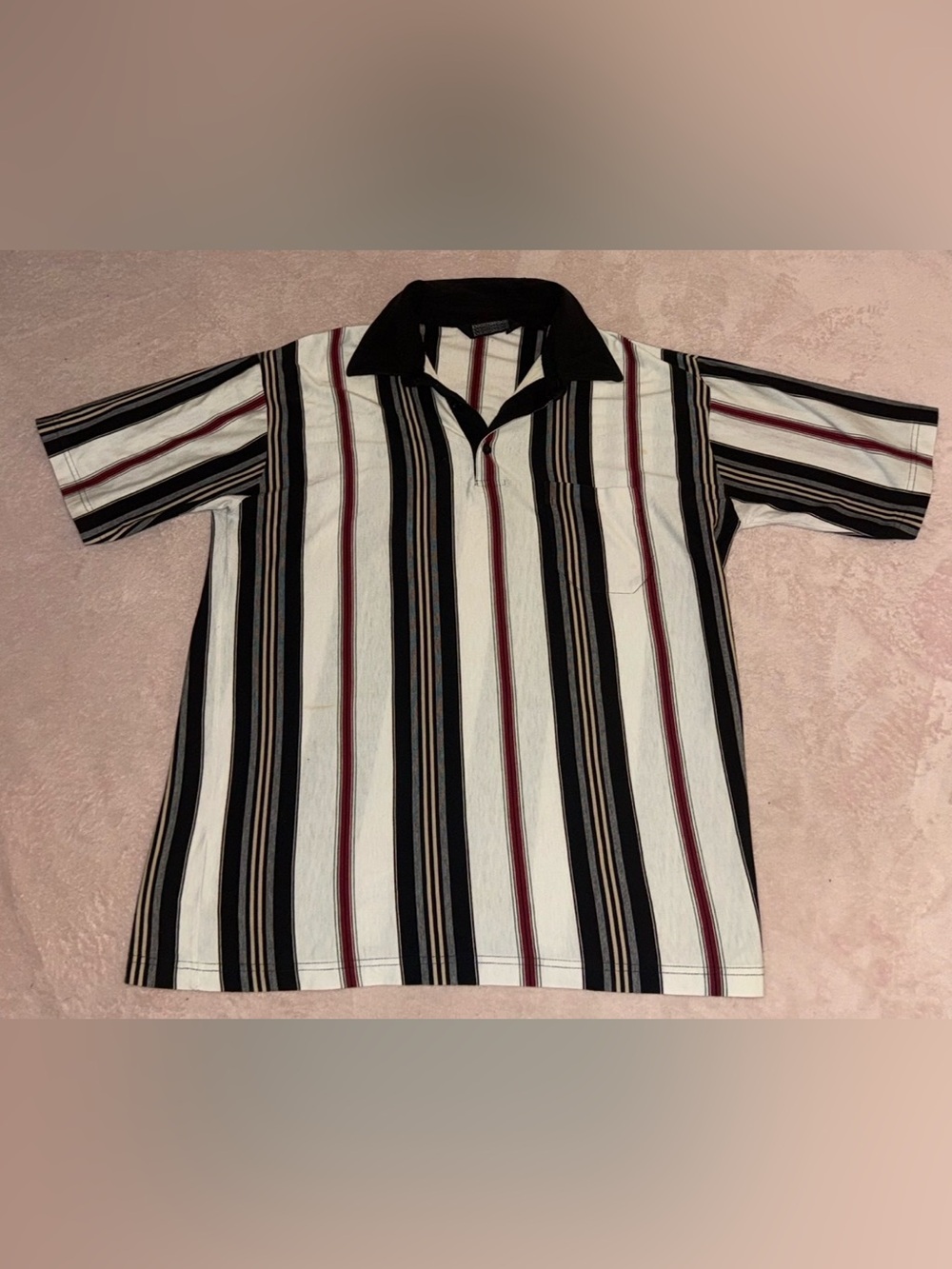 Vintage Y2K Knightsbridge Retro Striped button up shirt✨